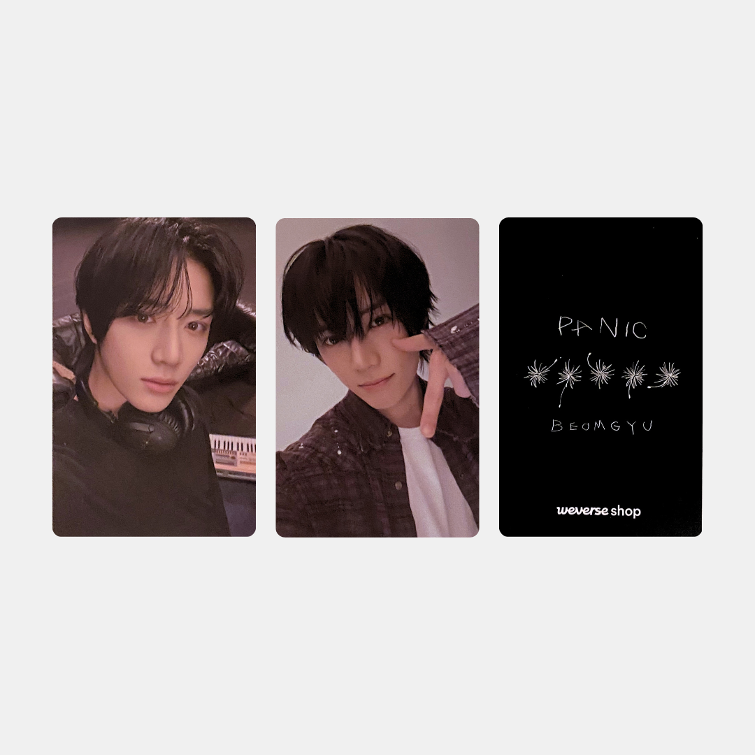 BEOMGYU ボムギュ weverse con 2024 ウィバスコン トレカ 2024 Weverse Con Festival 'BEOMGYU' Photo Sketch