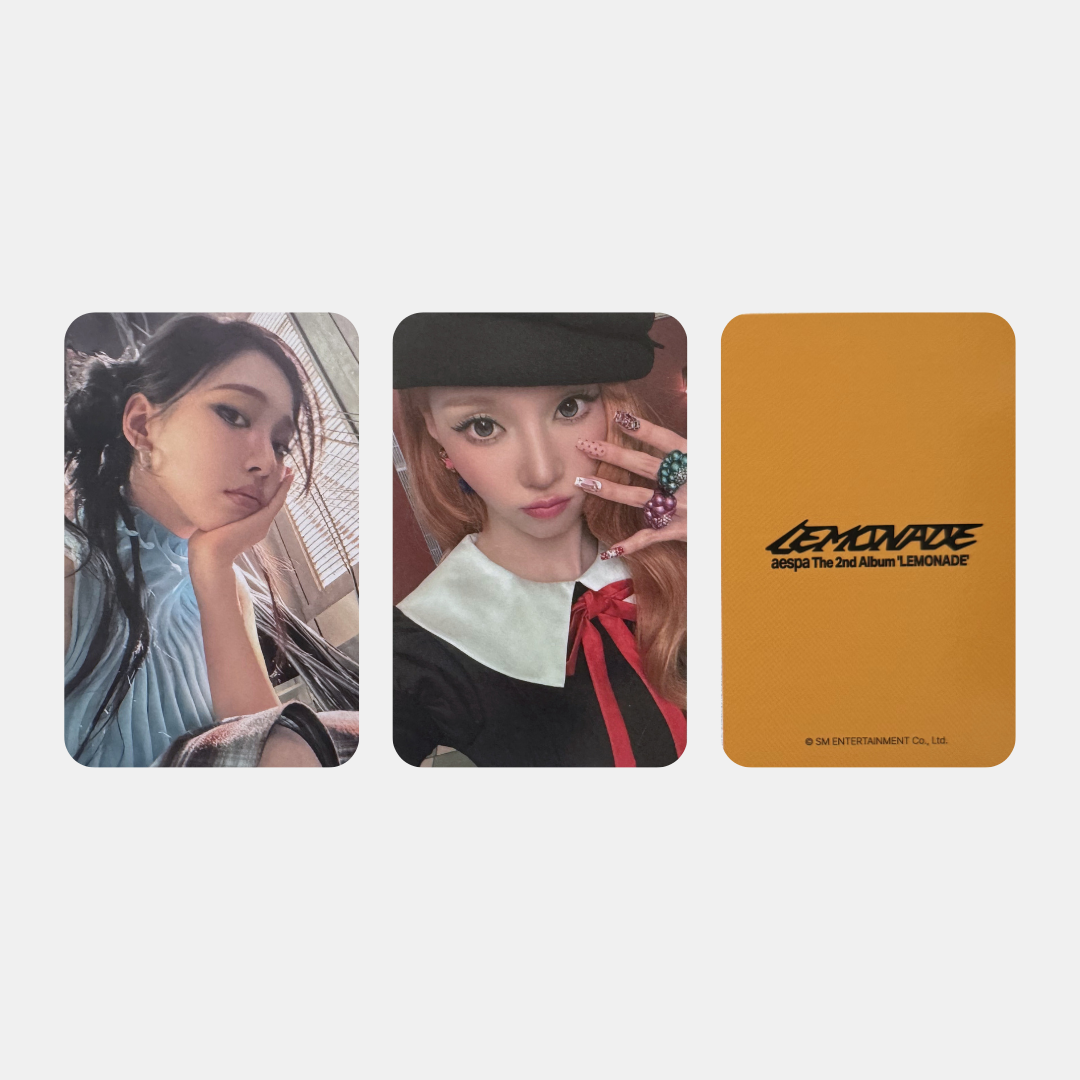 aespa LEMONADE EVERLINE Luckydraw Round 2 – mostbiased • NZ K-Pop