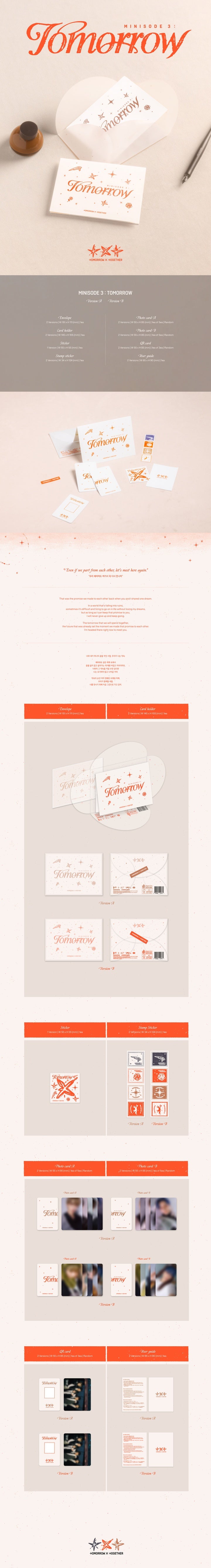 TXT MINISODE 3: TOMORROW - Random Weverse Album