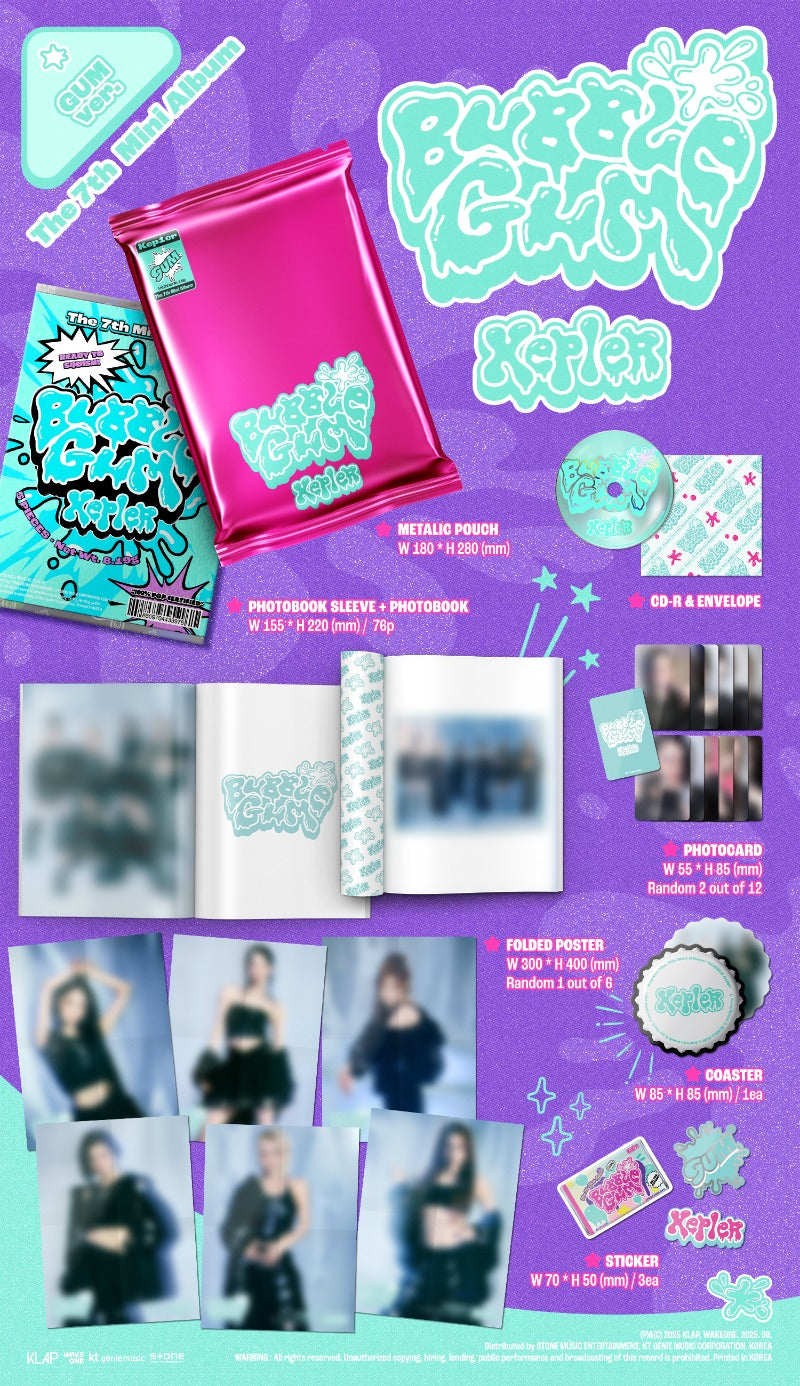 Kep1er BUBBLE GUM - Random ver