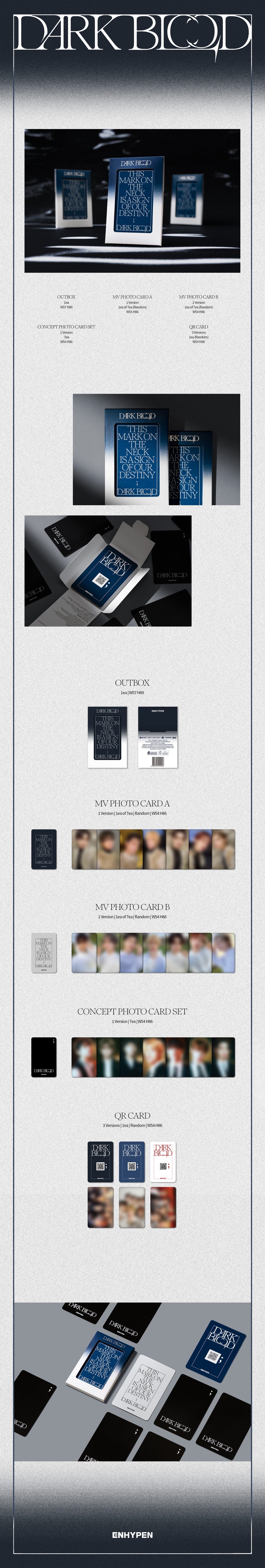 ENHYPEN Dark Blood - Weverse Album