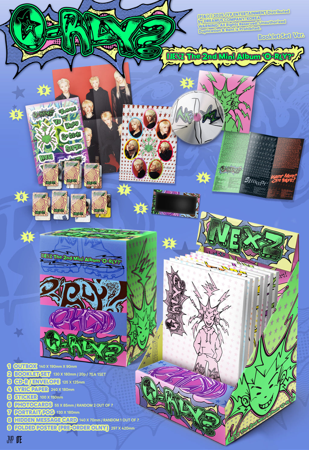 NEXZ O-RLY? - Booklet Set