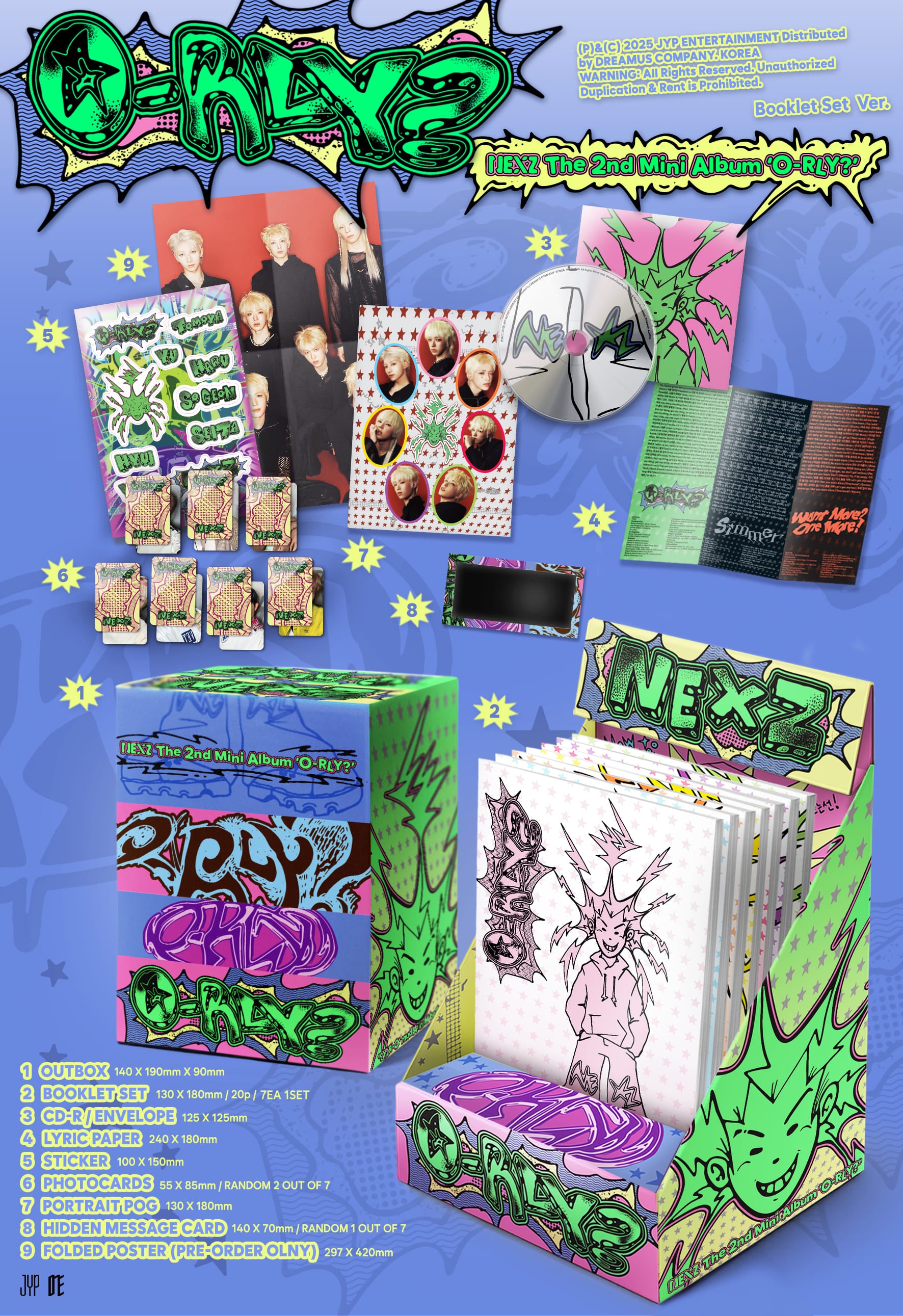 NEXZ O-RLY? - Booklet Set