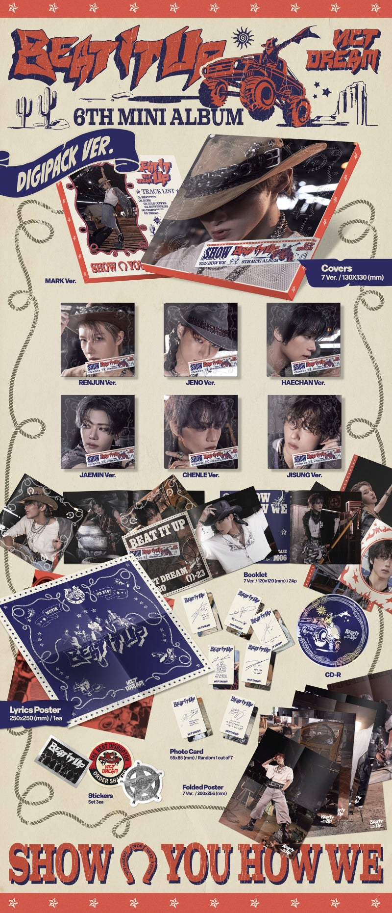 NCT DREAM Beat It Up - Random Digipack