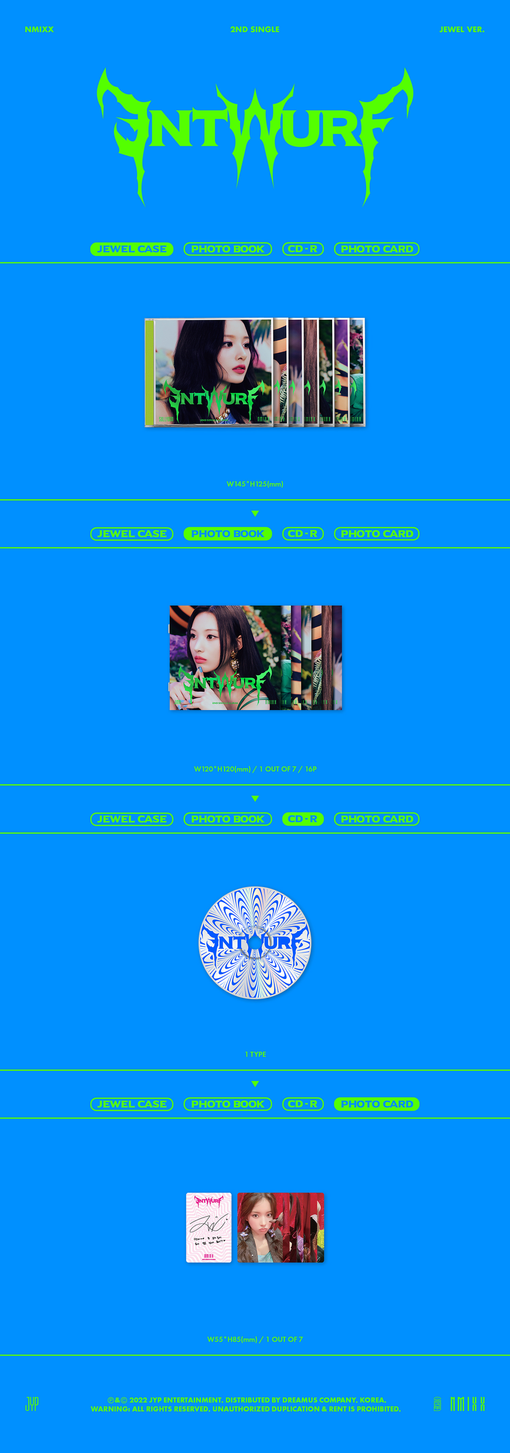 NMIXX ENTWURF - Random Jewel Case