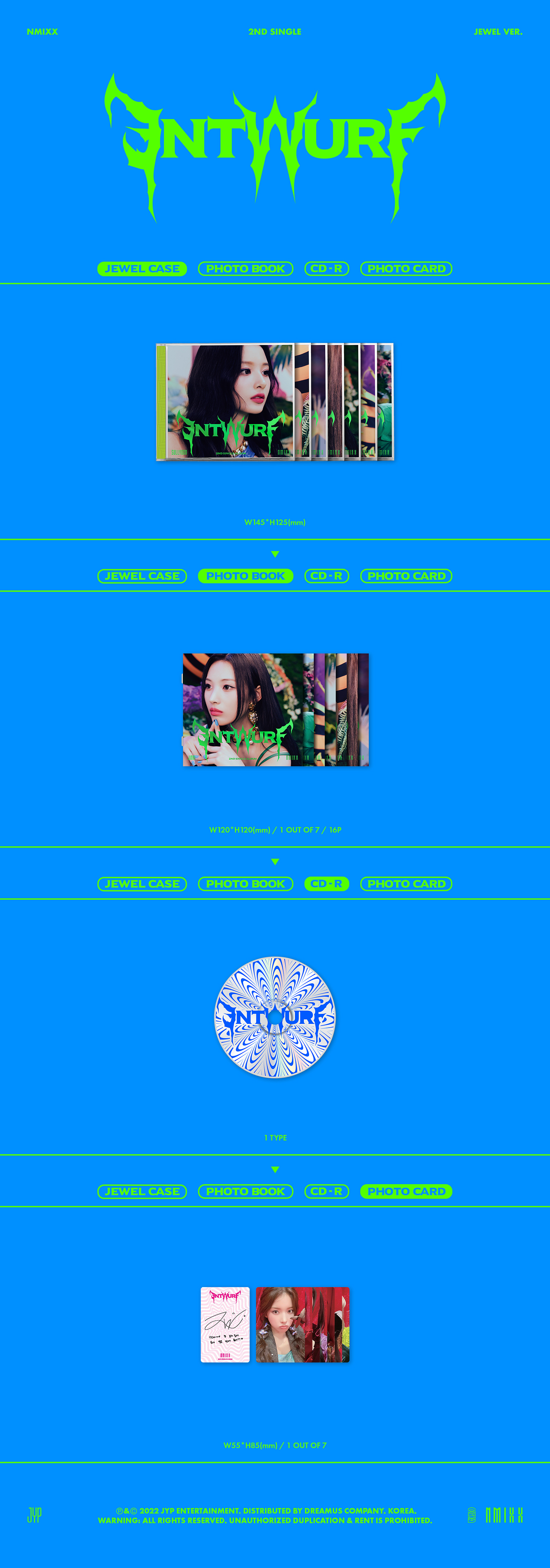 NMIXX ENTWURF - Random Jewel Case