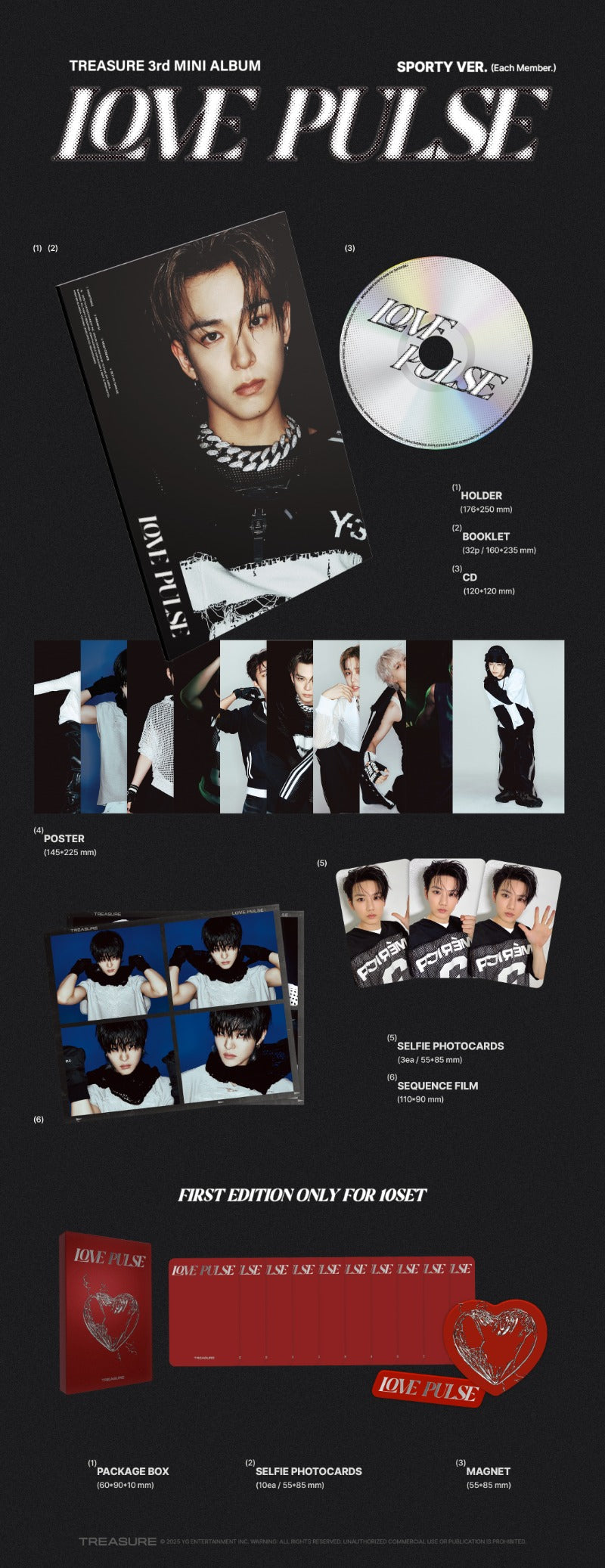 TREASURE LOVE PULSE - Random SPORTY