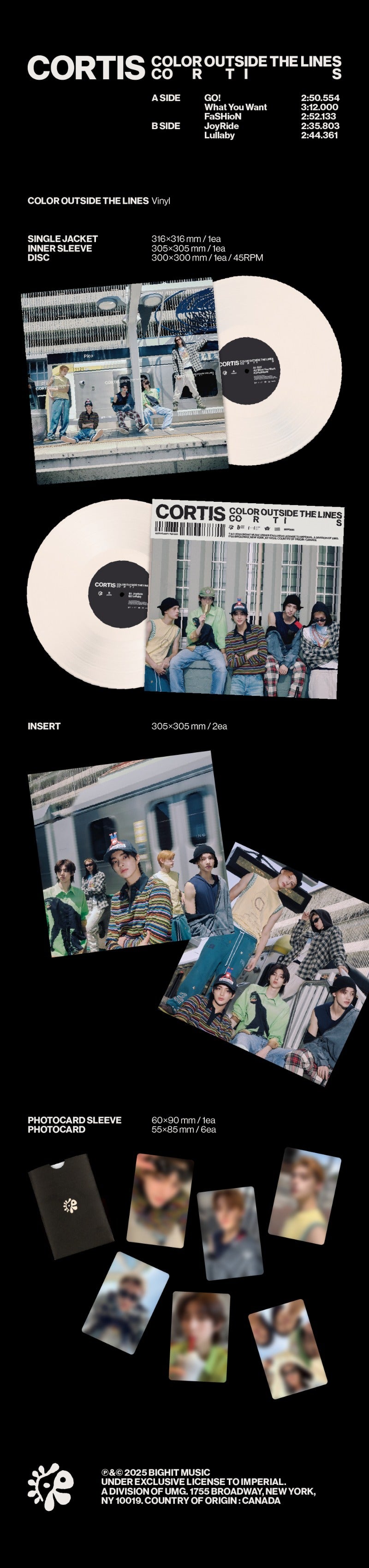 CORTIS COLOR OUTSIDE THE LINES - Vinyl