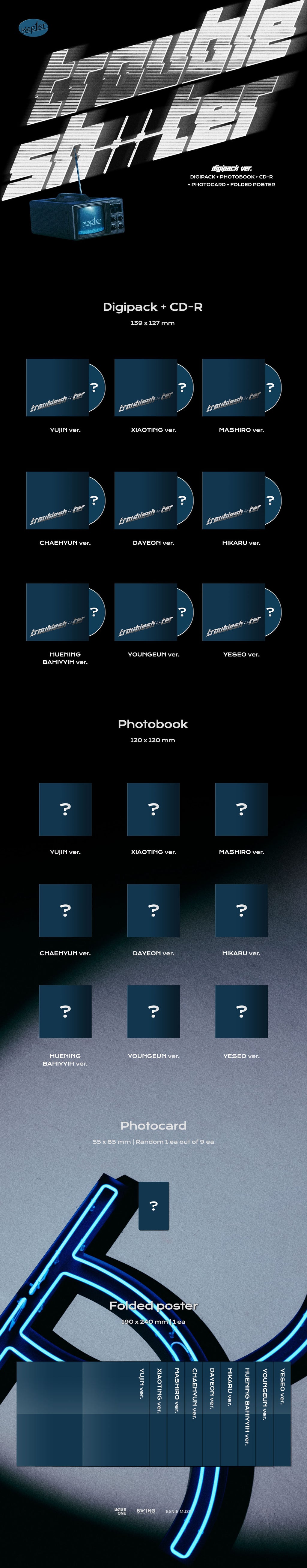 Kep1er TROUBLESHOOTER - Random Digipack