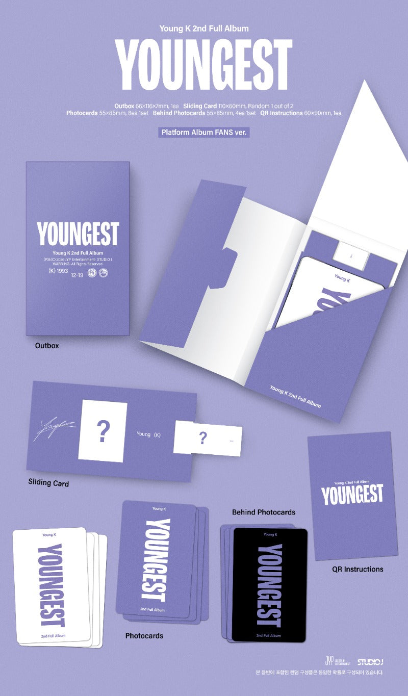 YOUNG K YOUNGEST - FANS Album