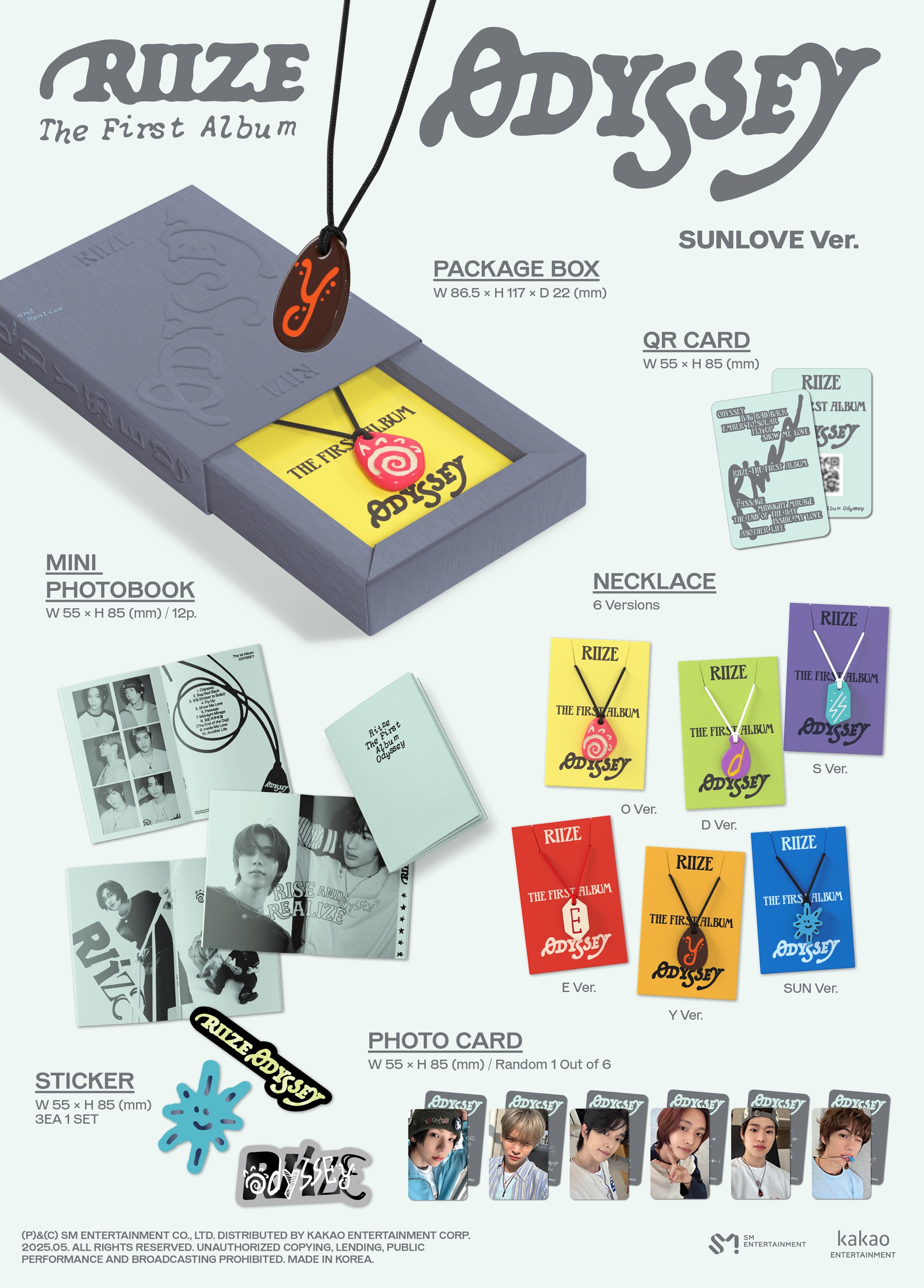 RIIZE ODYSSEY - Random Limited SUNLOVE