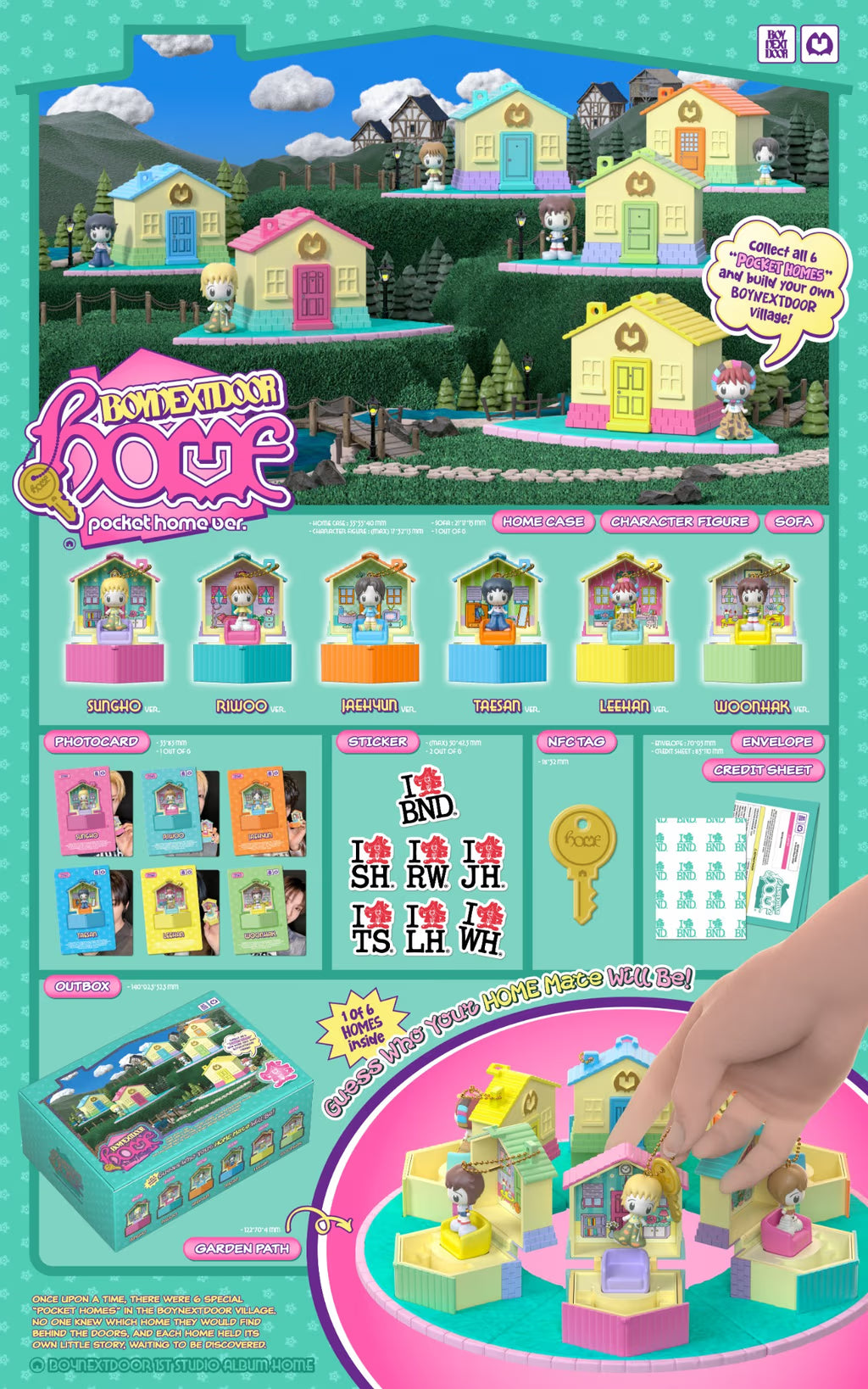 BOYNEXTDOORHOME - Random POCKET HOME