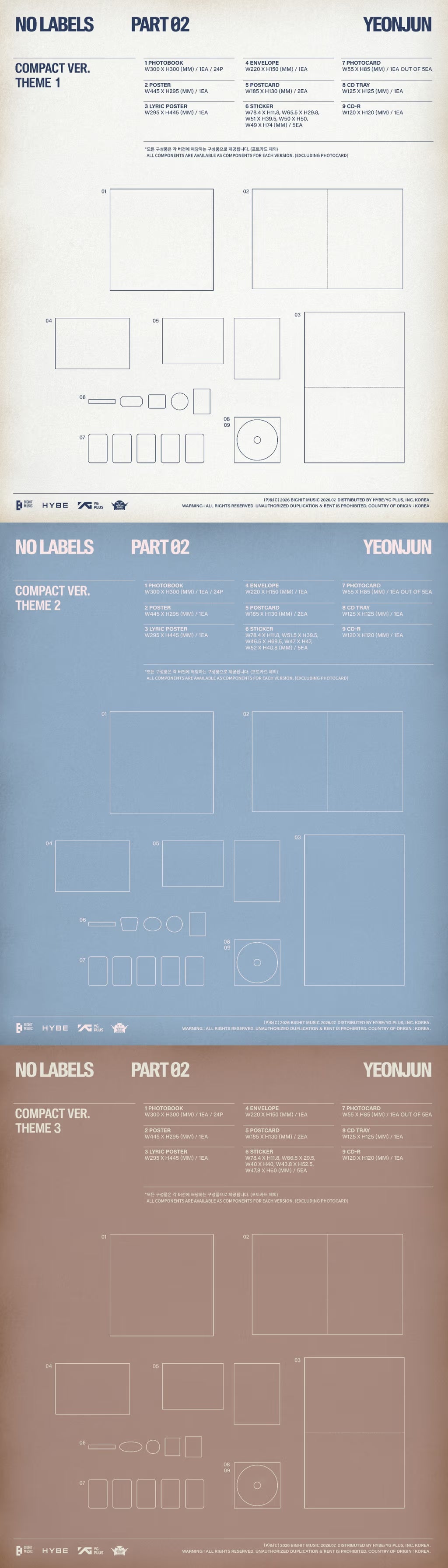 YEONJUN NO LABELS: PART 02 - Random Compact
