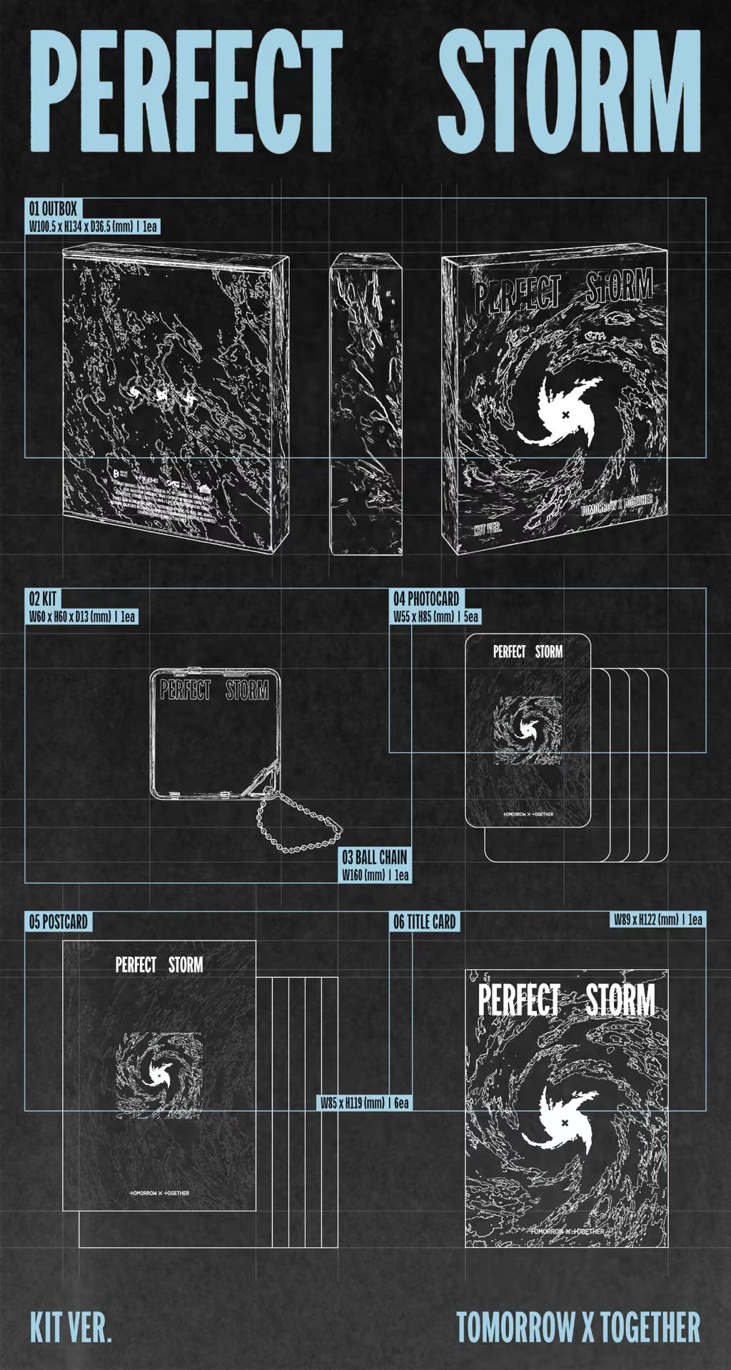 TOMORROW X TOGETHER PERFECT STORM - KiT