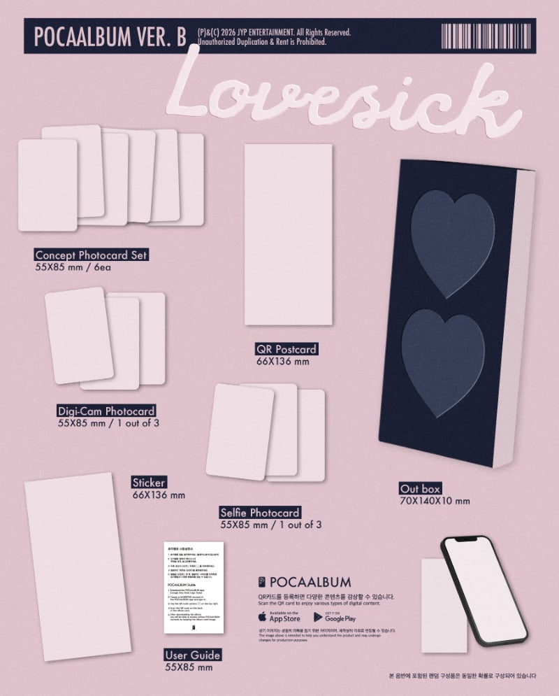 CHAERYEONG Lovesick - Random POCAALBUM