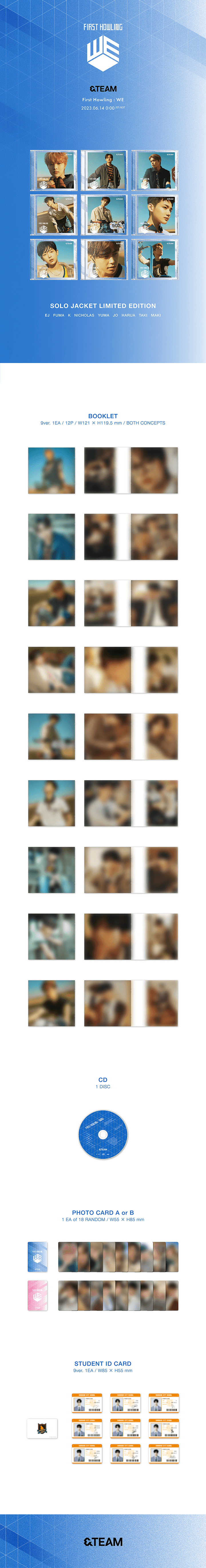 &TEAM FIRST HOWLING: WE - Solo Jacket