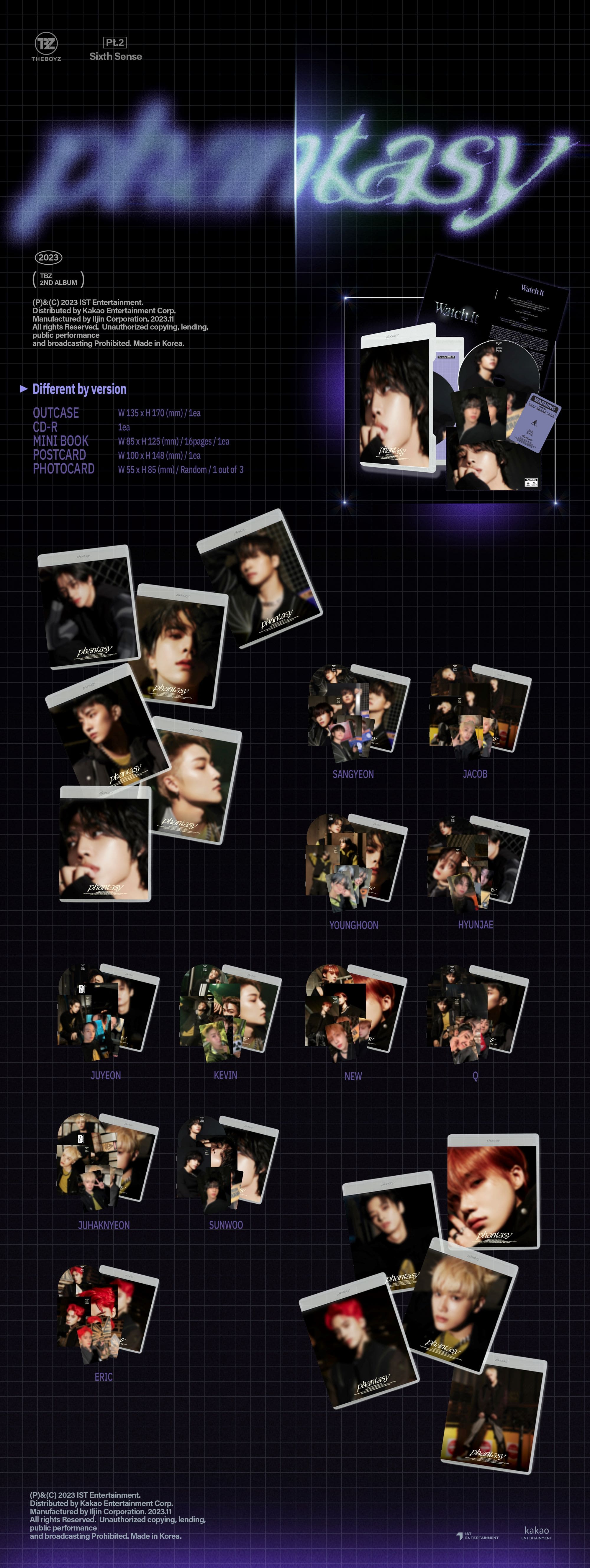 THE BOYZ [PHANTASY] Pt.2 Sixth Sense - DVD