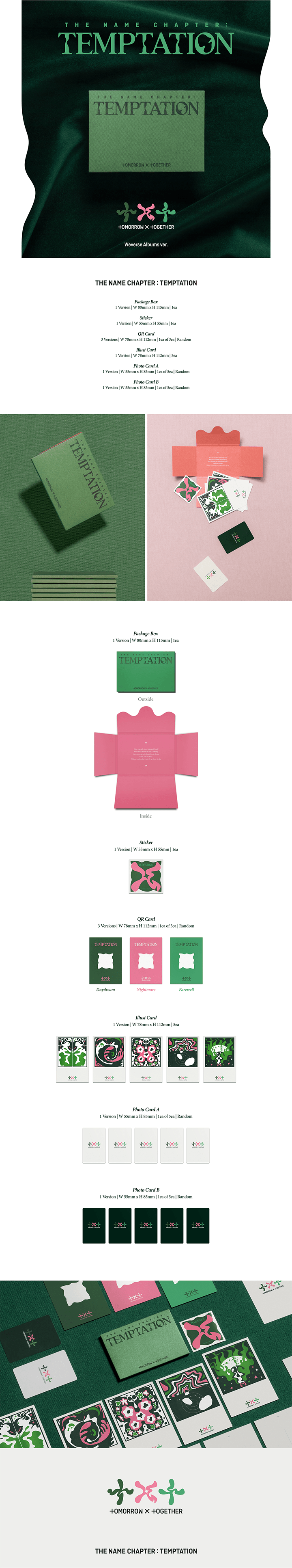 TXT THE NAME CHAPTER: TEMPTATION - Weverse Album