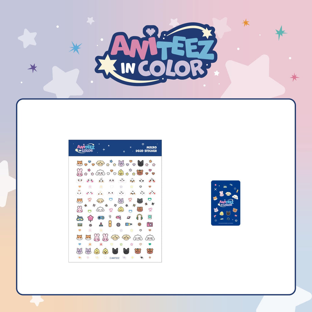 [ANITEEZ IN COLOR] MICRO DECO STICKER