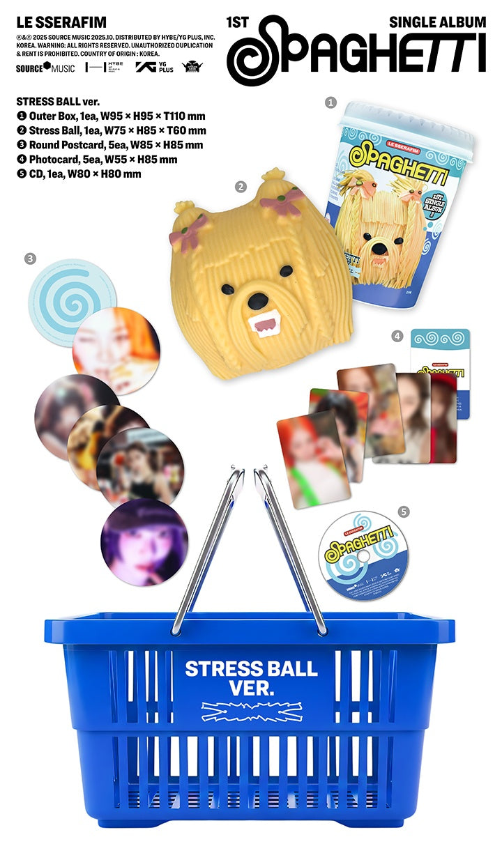 LE SSERAFIM SPAGHETTI - Stress Ball