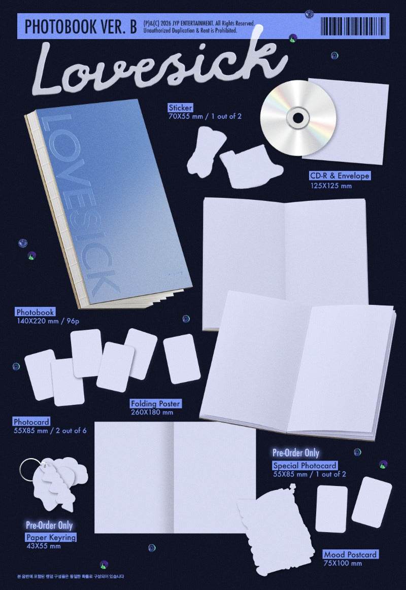 CHAERYEONG Lovesick - Random Photobook