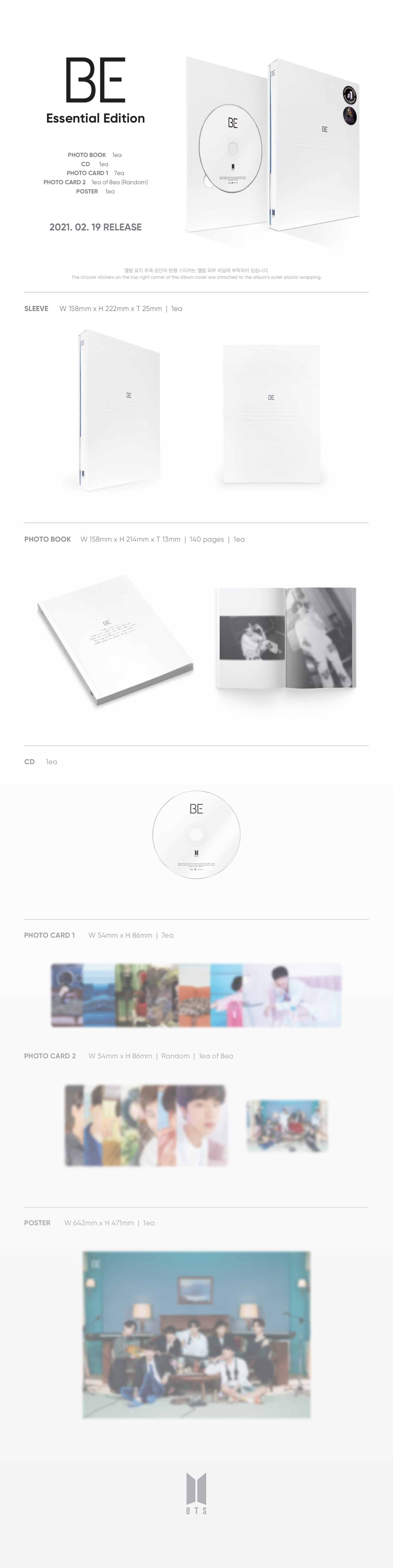 BTS BE - Essential Edition