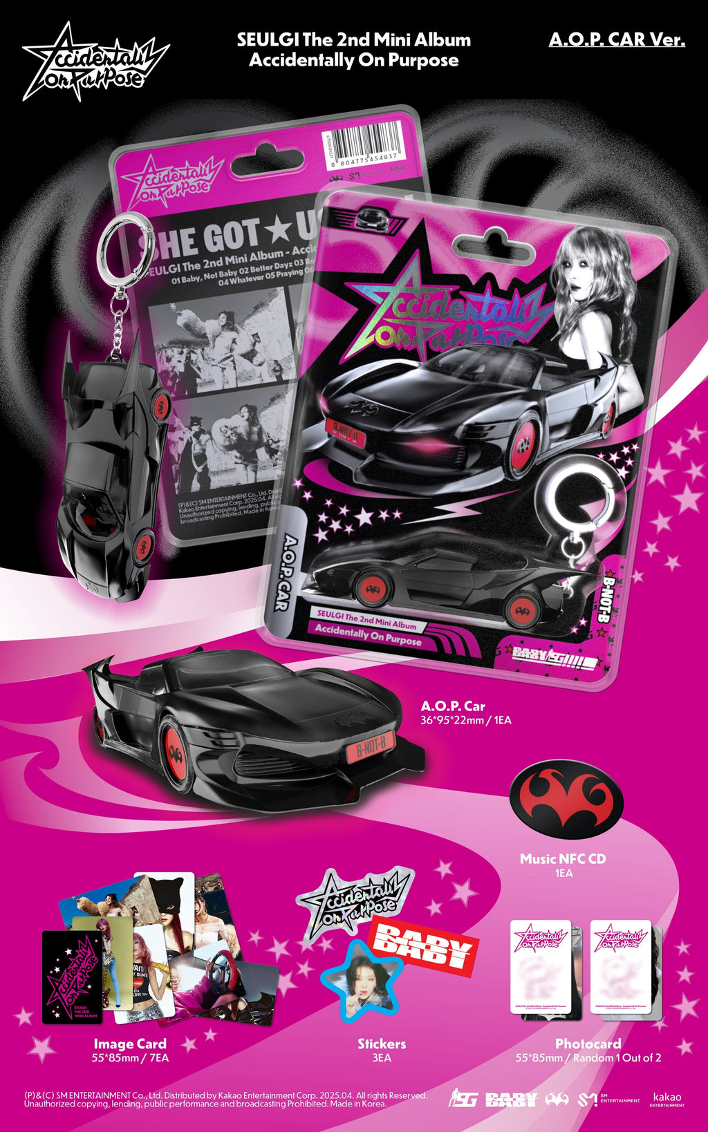 SEULGI Accidentally On Purpose - A.O.P Car Limited Edition