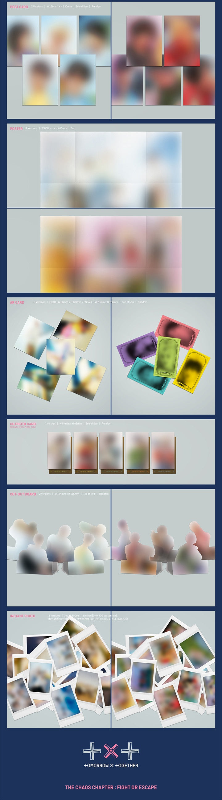 TXT THE CHAOS CHAPTER: FIGHT OR ESCAPE - Random ver