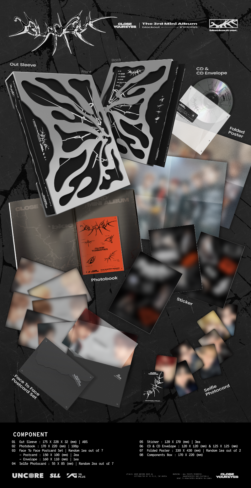 CLOSE YOUR EYES blackout - blackout