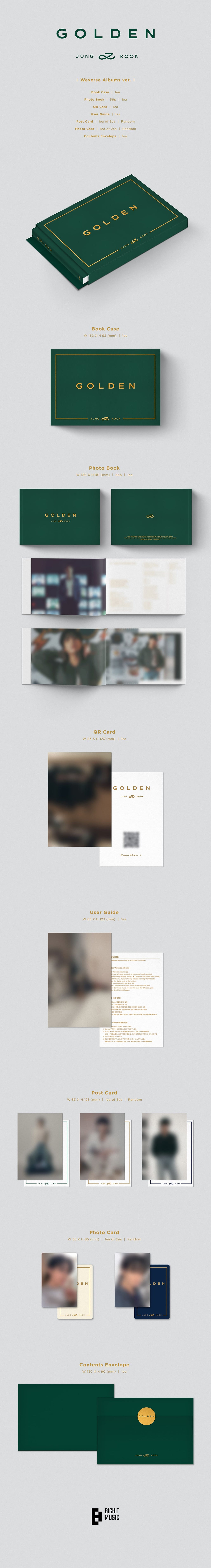 Jung Kook GOLDEN - Weverse Album