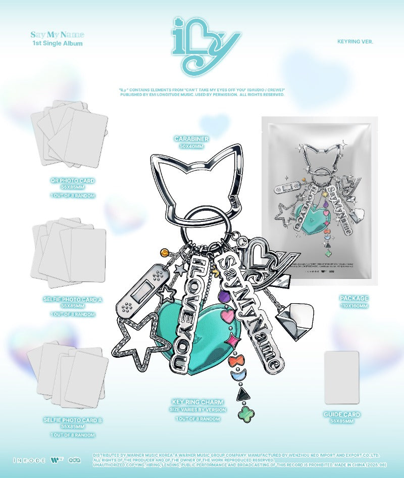 SAY MY NAME iLy - Keyring