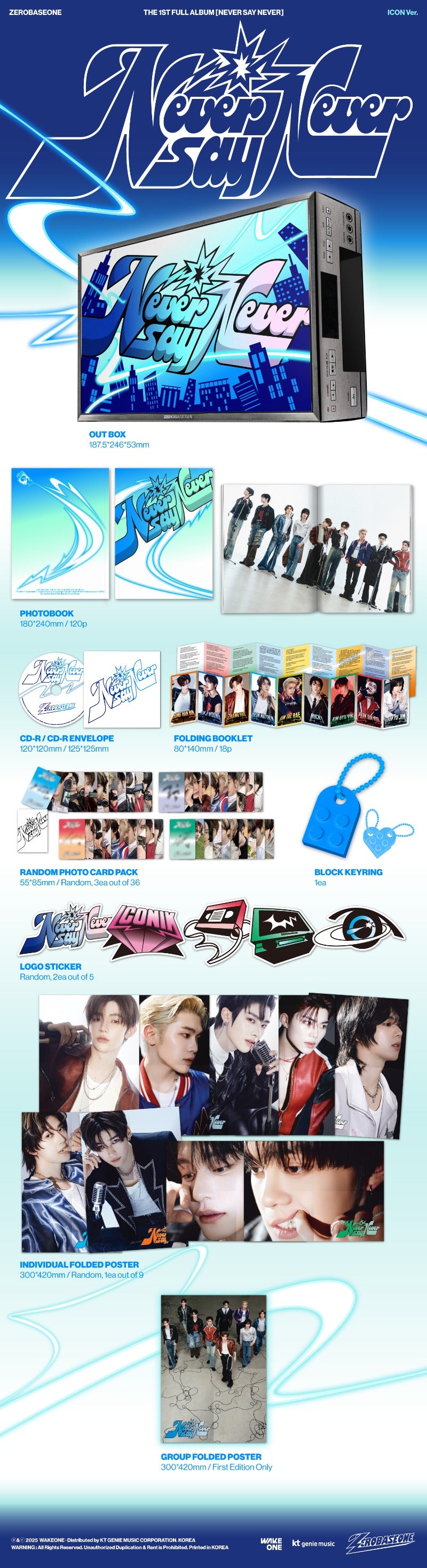 ZEROBASEONE NEVER SAY NEVER - Random ver