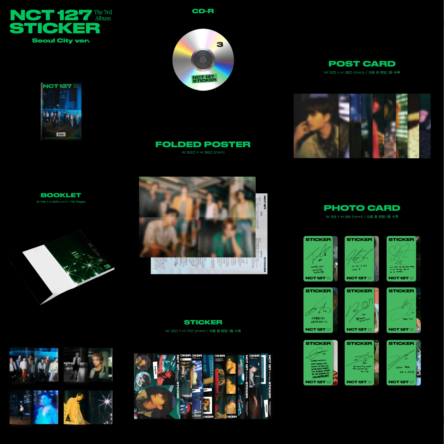 NCT 127 Sticker - Seoul City