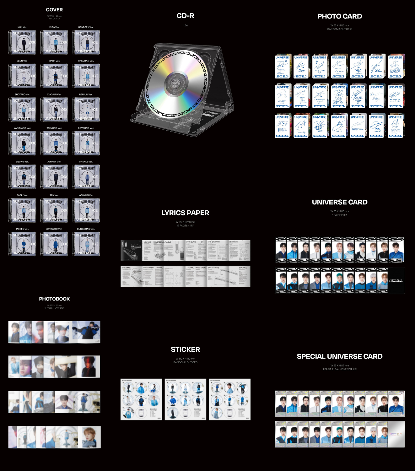 NCT U Universe - Random Jewel Case