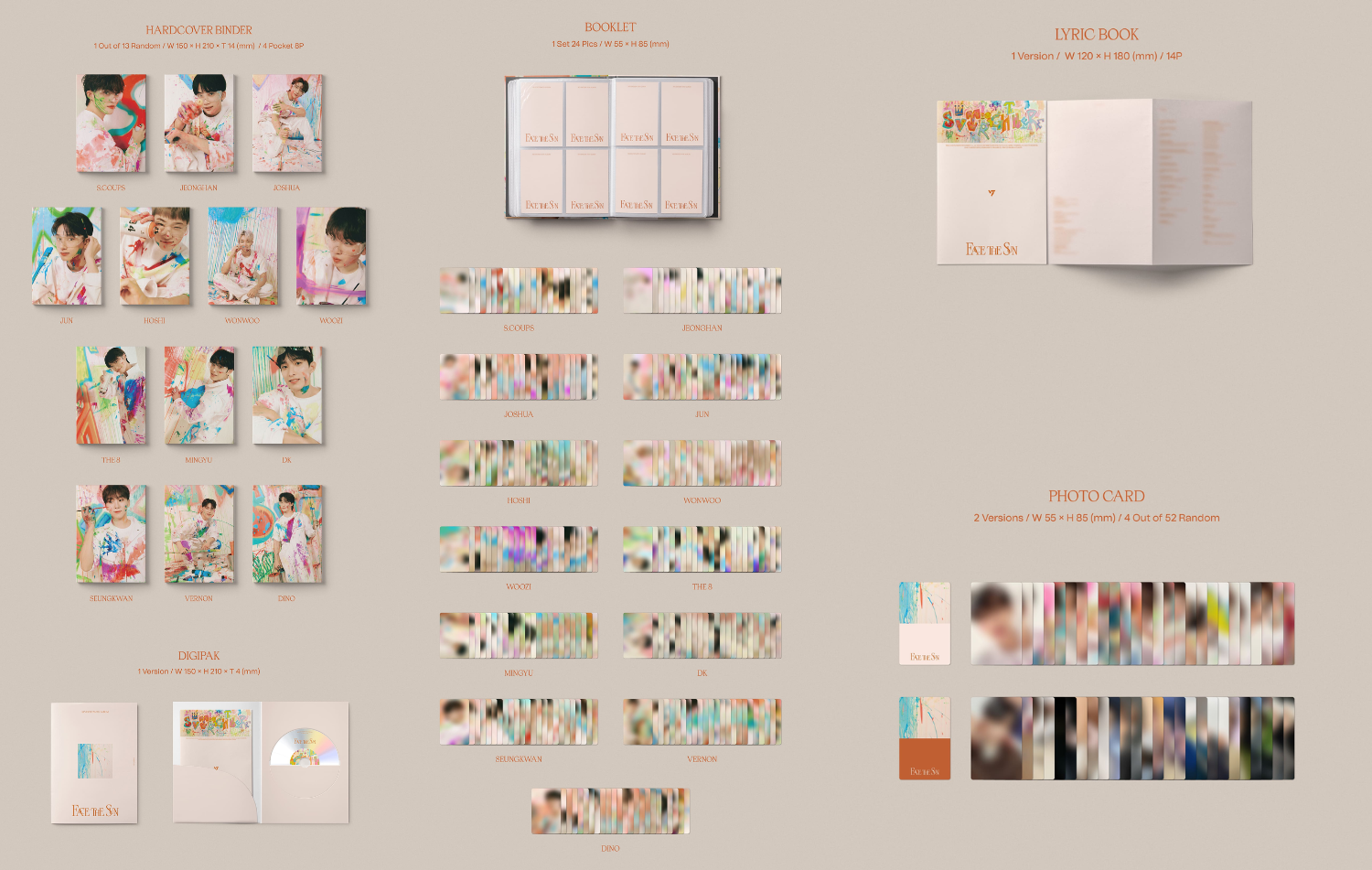 SEVENTEEN Face the Sun - Random Carat