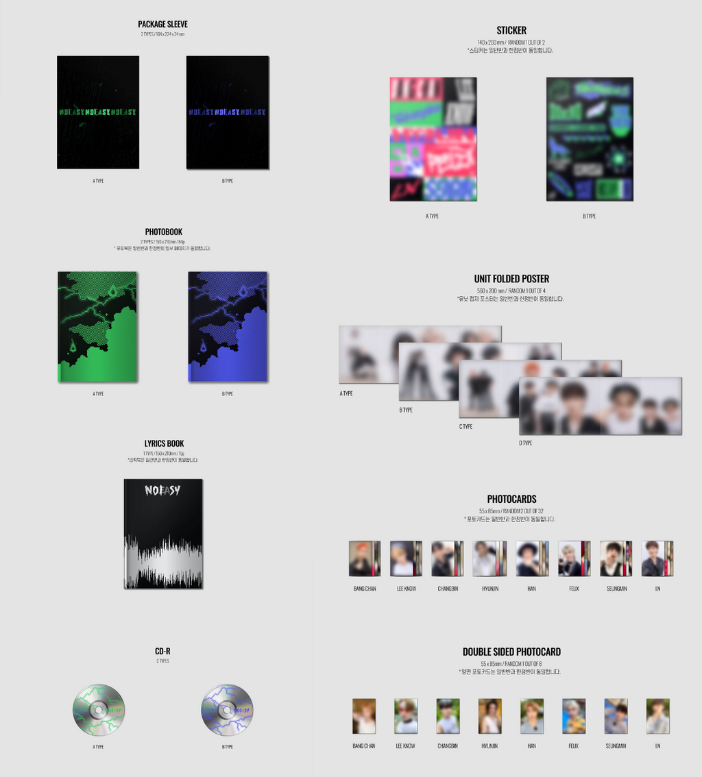 Stray Kids NOEASY - Random ver