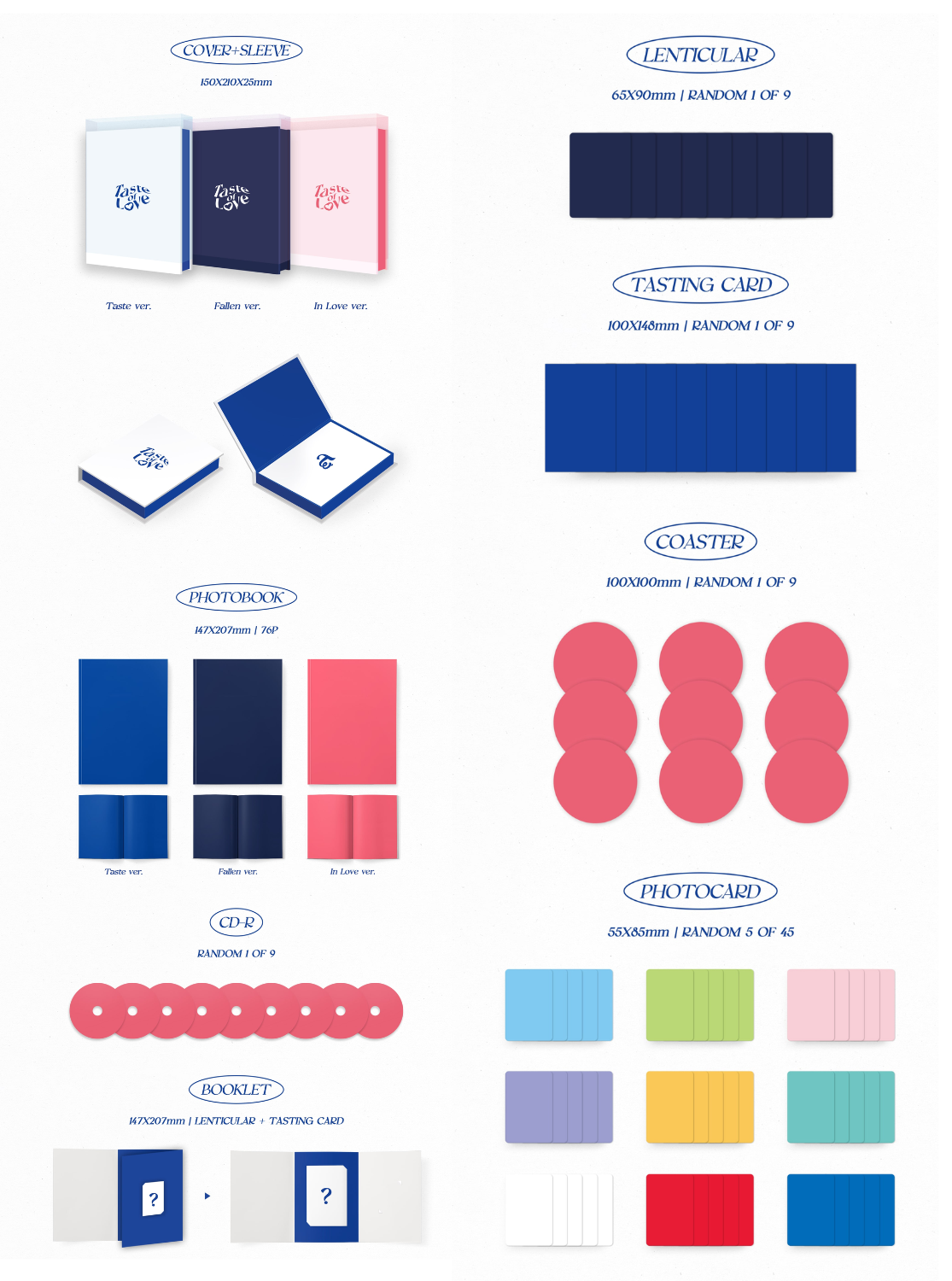 TWICE Taste of Love - Random ver