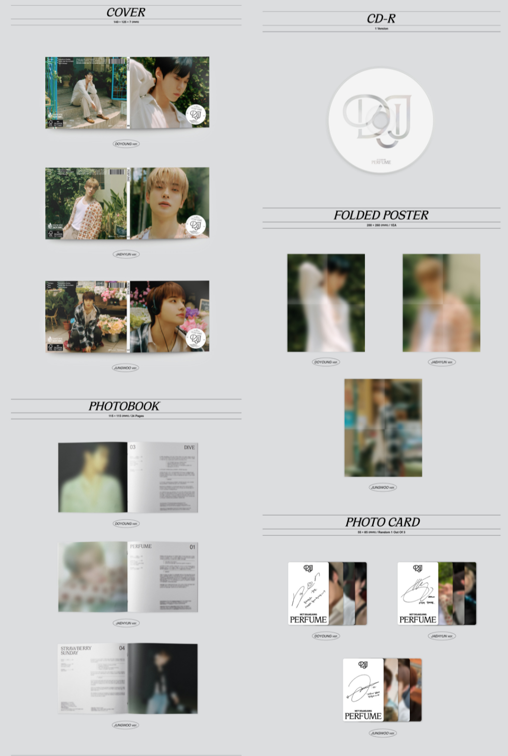 NCT DOJAEJUNG Perfume - Random Digipack