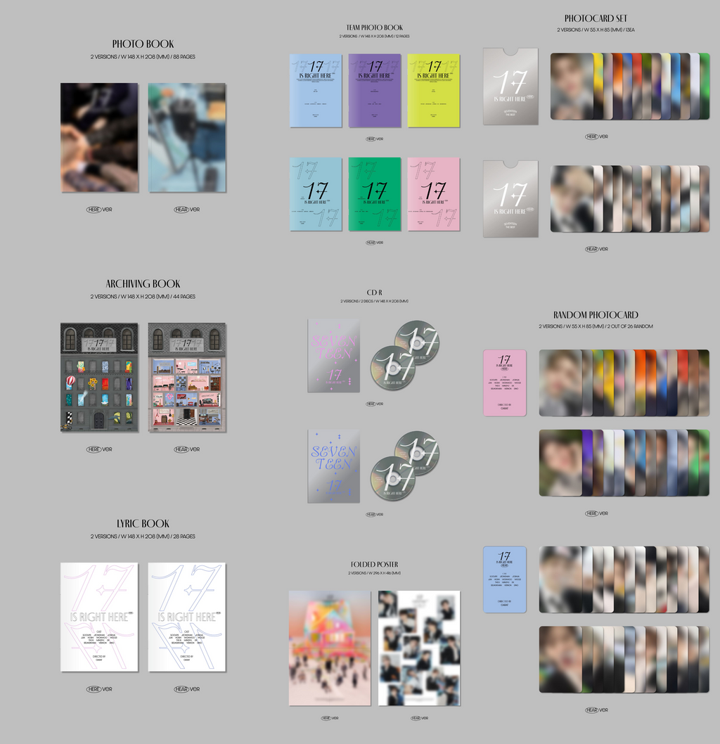 SEVENTEEN 17 IS RIGHT HERE - Random ver