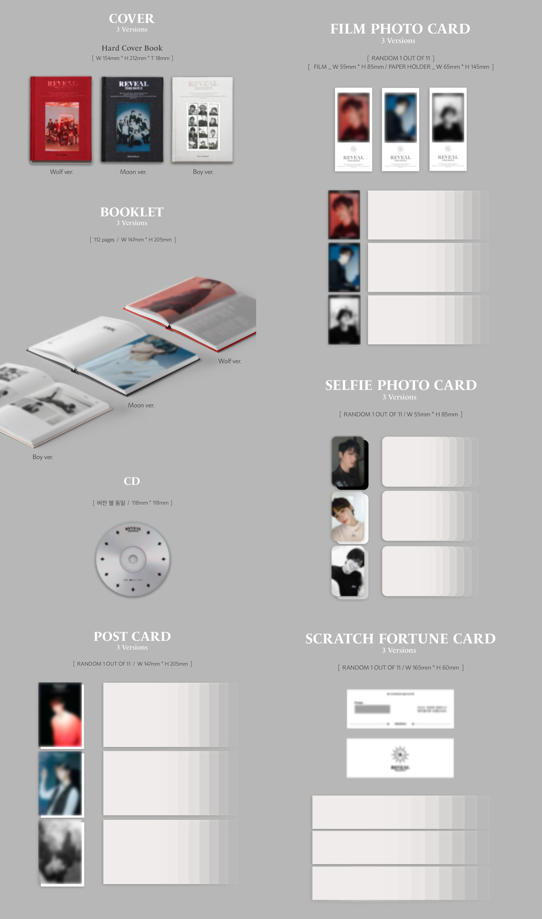 THE BOYZ REVEAL - Random ver