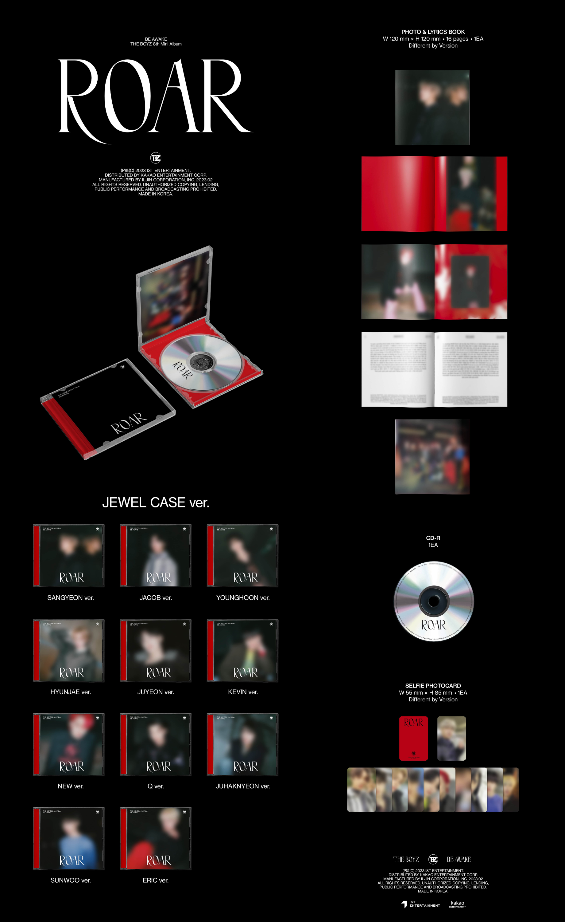 THE BOYZ BE AWAKE - Jewel Case