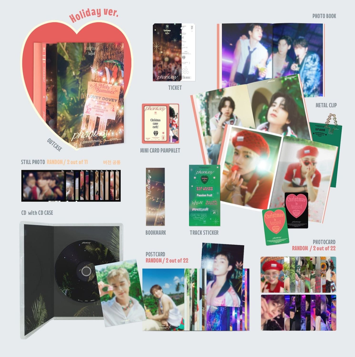 THE BOYZ [PHANTASY] Pt.1 Christmas in August - Random ver