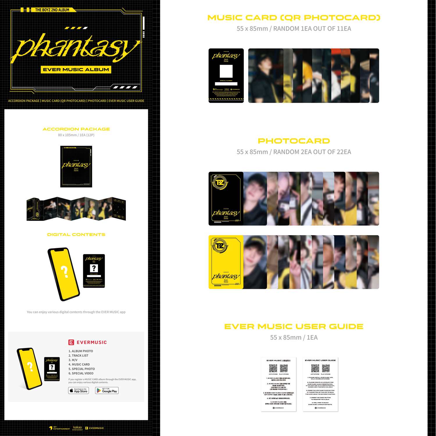 THE BOYZ [PHANTASY] Pt.2 Sixth Sense - Ever Music Album