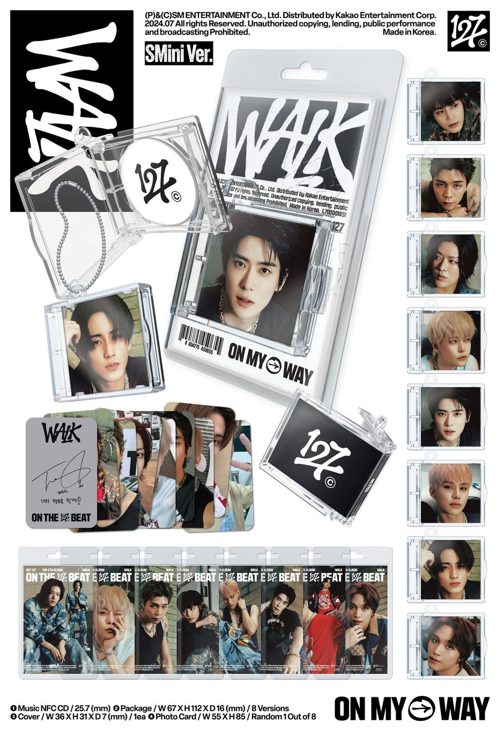 NCT 127 WALK - Random SMini