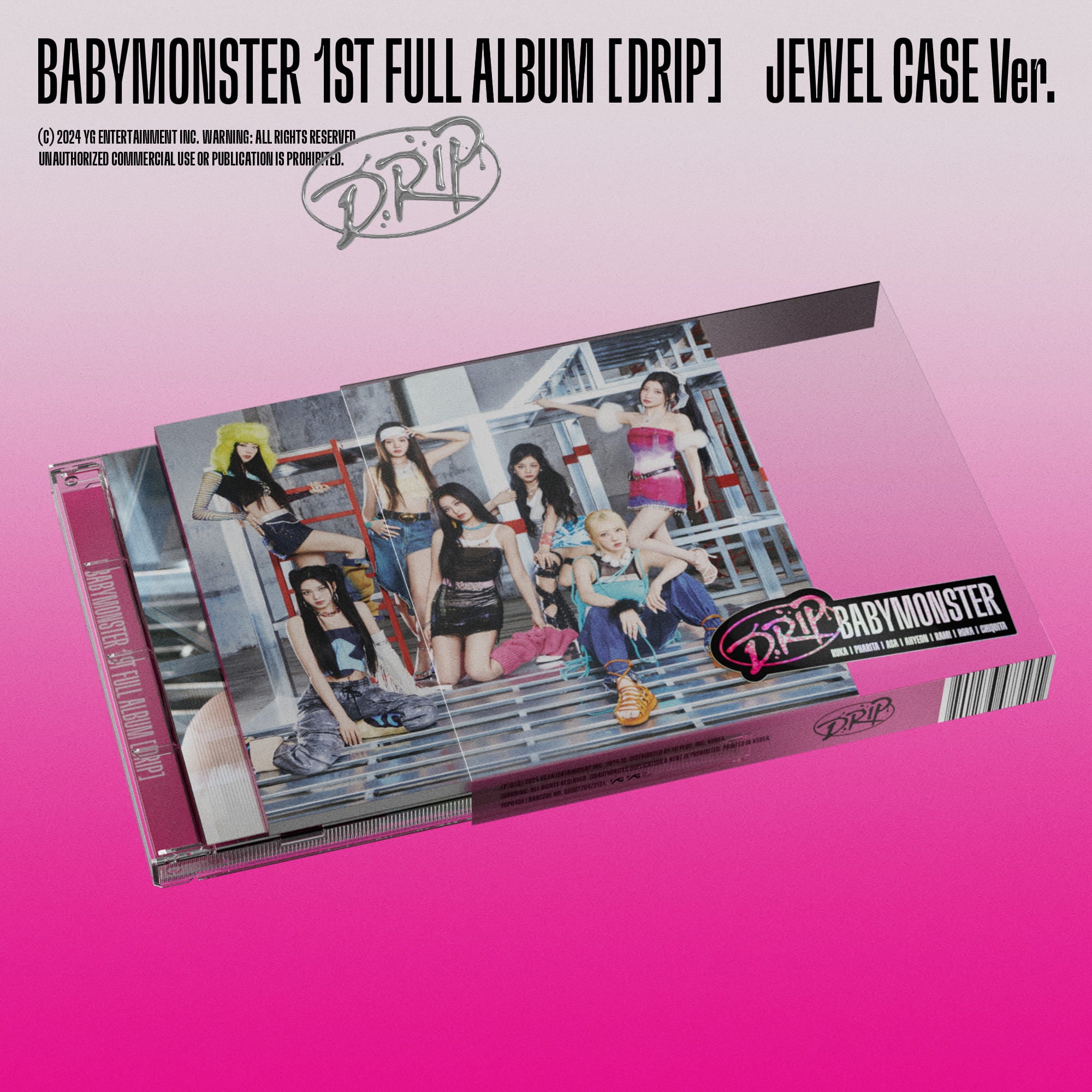 BABYMONSTER DRIP - Jewel Case
