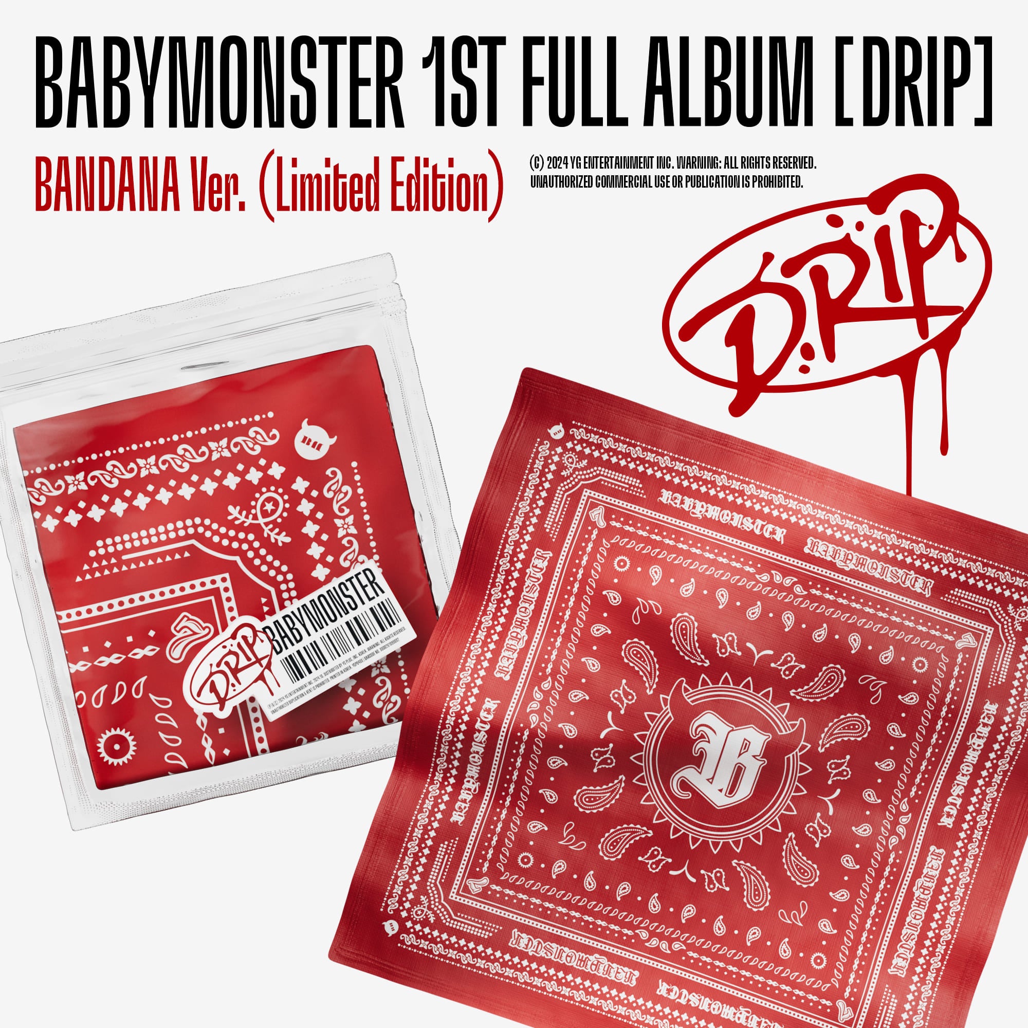 BABYMONSTER DRIP - Limited Edition Bandana