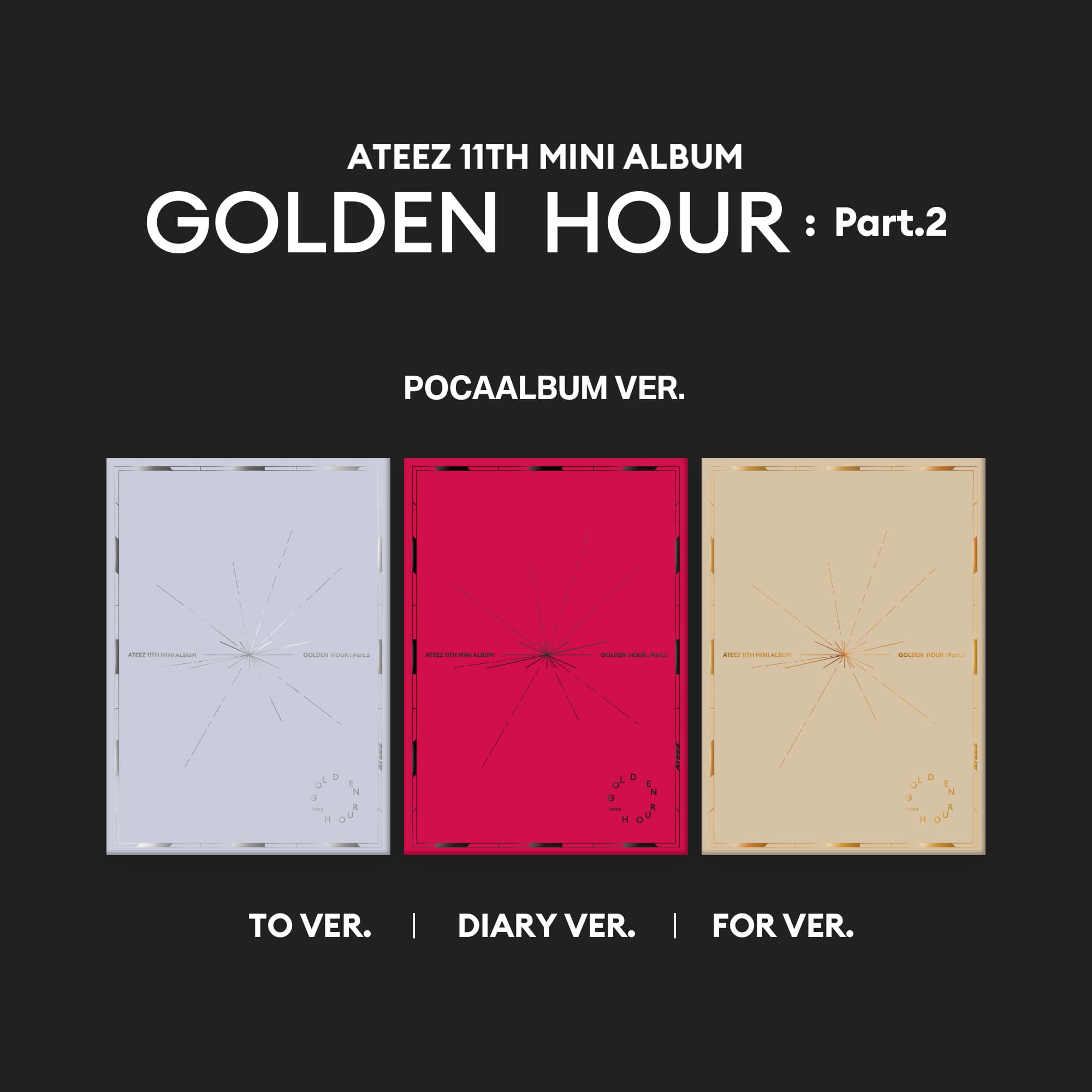 ATEEZ GOLDEN HOUR: Part. 2 - Random POCAALBUM