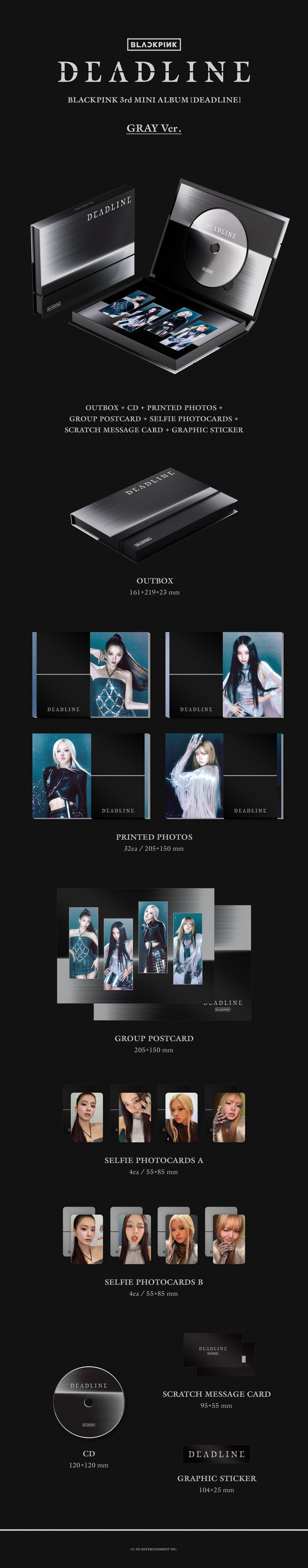 BLACKPINK DEADLINE - GRAY