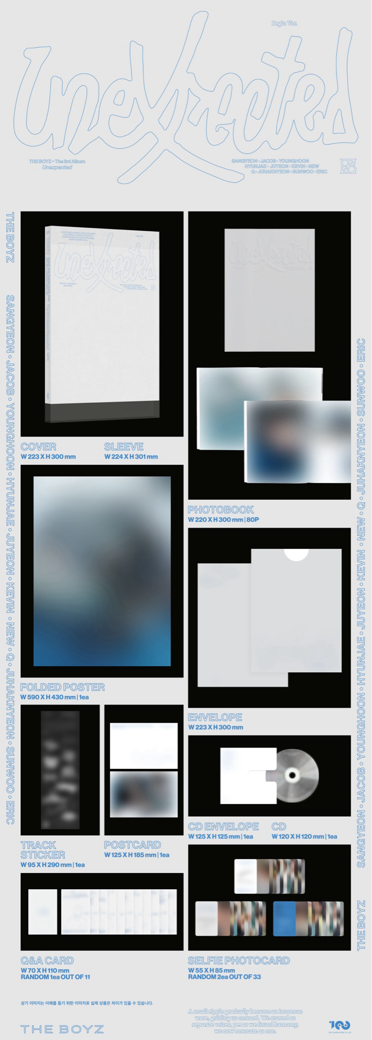 THE BOYZ Unexpected - Random Photobook