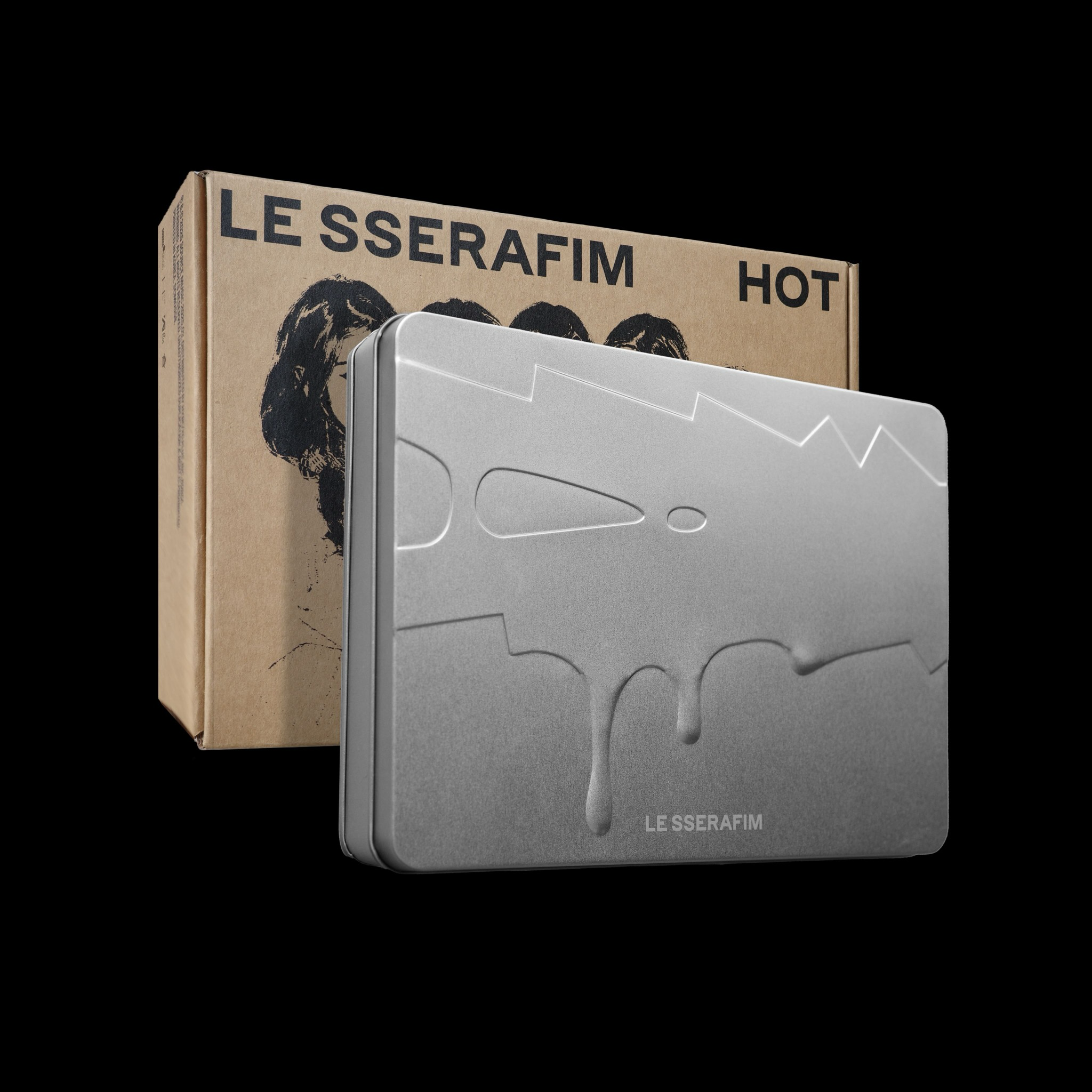 LE SSERAFIM HOT - Tin Case